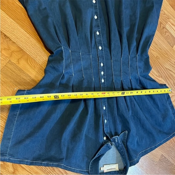 Anthropologie x Exquise The Tobie Button-Front Pleated Shirt Dress XL NWT READ - Picture 15 of 15